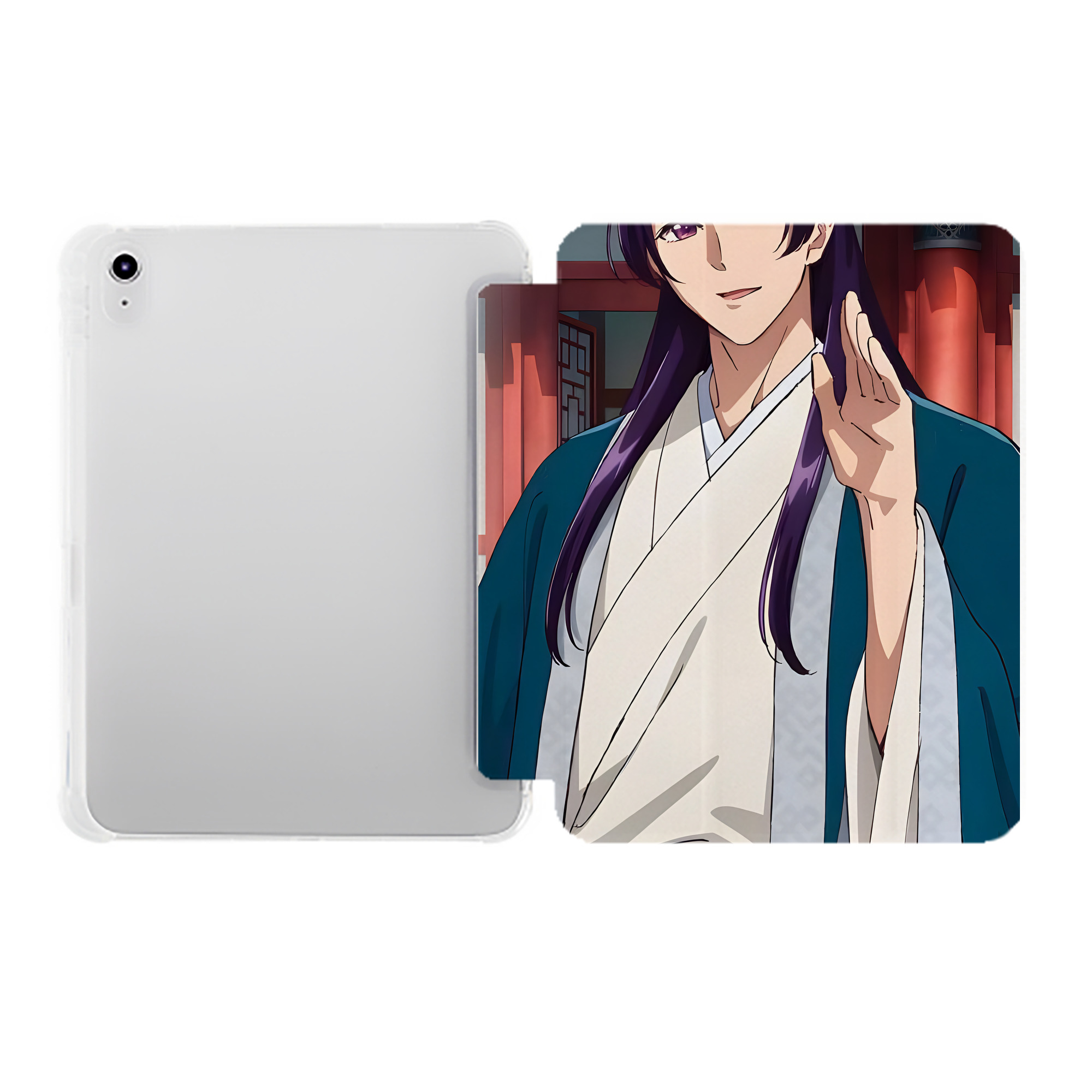 （画像用） 薬屋のひとりごと The Apothecary Diaries IPad ケース ペン収納付き 三つ折りスタンド PUレザー×シリコン 対応機種9.5/10.5/10.9インチ